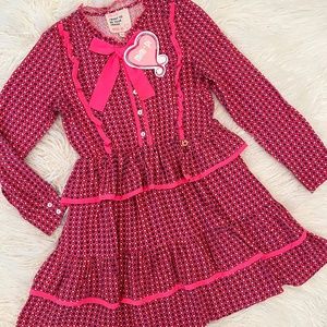 Mim-Pi "Dress in Pink Ruffles"